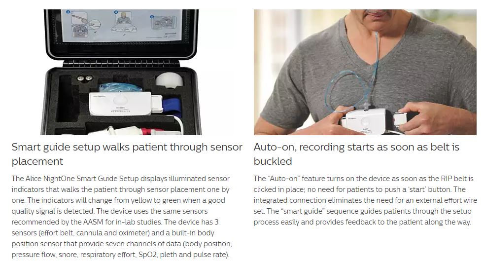 Buy Philips Respironics Alice Nightone Home Sleep Testing Device Online At Best Price Lumiere32 Sg