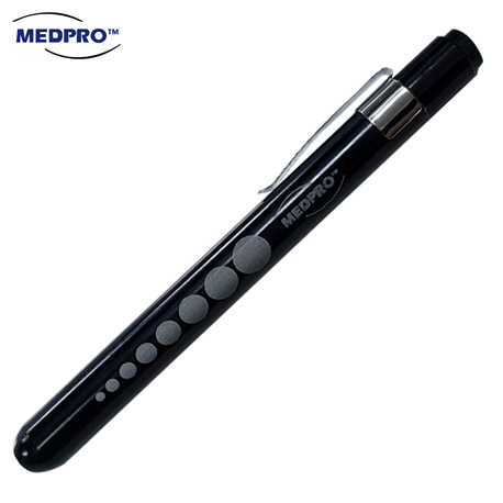 Medpro Alloy Pen-Torch with Pupil & Ruler Gauge