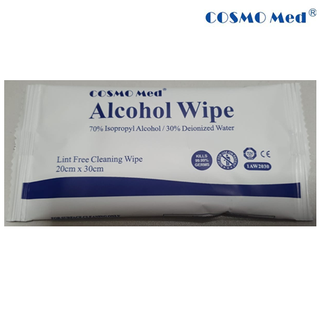 Alcohol Wipes, 20x30cm, Lint Free Cleaning Wipe (50/Pack)