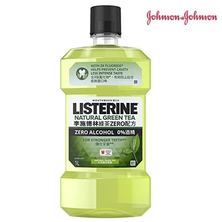 Listerine Green Tea Mouthwash, 1000ml (SG0317)