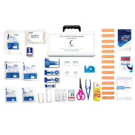 Aidwell VitalFour Premium First Aid Kit, Medium, 44 pcs/Set #VFM-PM04