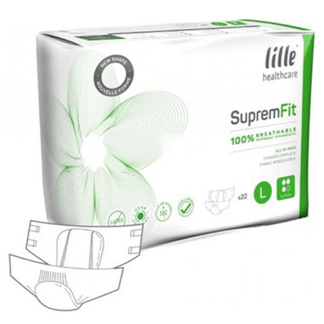 Lille Fit Adult Diapers, Super Green (22pcs/bag, 4bags/carton)