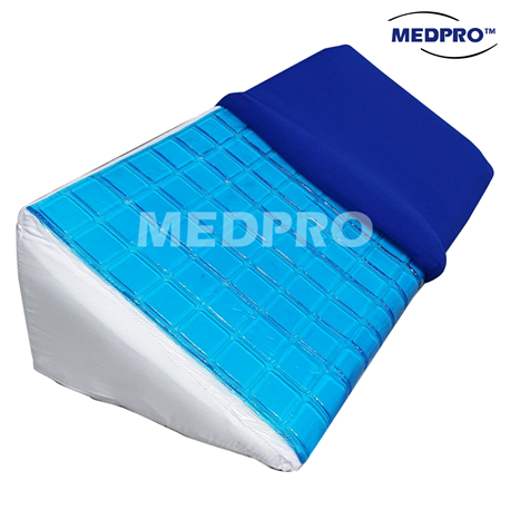 Medpro Bed Wedge Pillow with Cooling Gel, Each