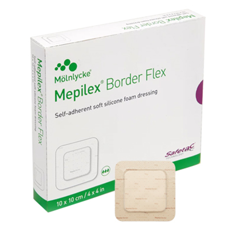 Molnlycke Mepilex Border Flex Dressing, 5pcs/box