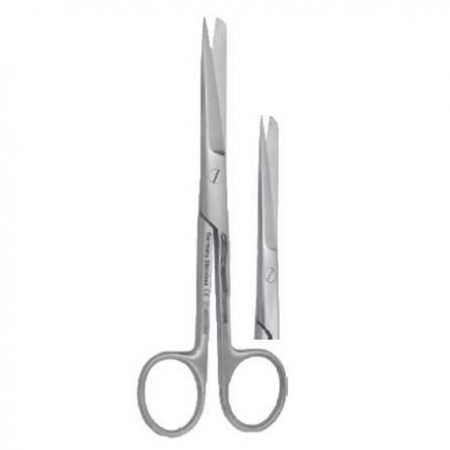 German Surgical Scissor, Straight, Sharp/Blunt Tip, Per Unit