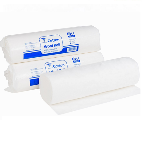CosmoMed Absorbent White Cotton Wool Roll, 400gms (8rolls/case)