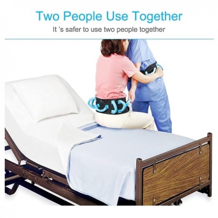 Reaqer Transfer and Walking Gait Belt with 7 Handles, Per Piece