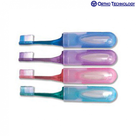 Ortho Technology Premium Ortho V-Trim Travel TB 34 Tufts 72 Per Case #ORT44003