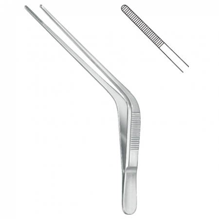 German Ear Dressing Forceps Wilde, Delicate Spring, 12cm, Per Unit