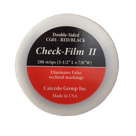 Check-Film II (articulating paper) Double-Sided Red/Black, 280 Strips 