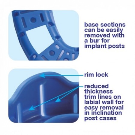Premium Plus Disposable Impression Trays (10/pack)