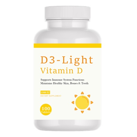 Sapien Health D3-Light Vitamin D3, 100 tablets/bottle