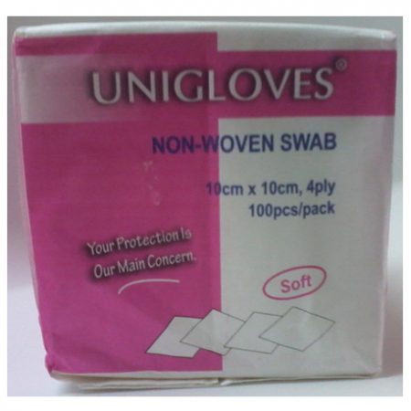Unigloves Non Woven Swab, Non-Sterile, 4ply