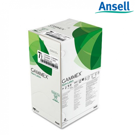 Ansell Gammex Smart Pack Non-Latex Powder-Free Surgical Gloves, 50 Pairs/Box
