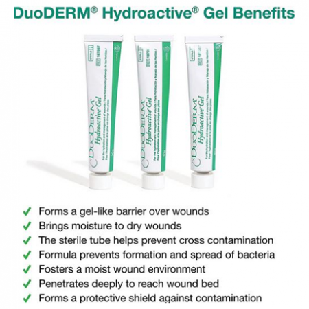 Duoderm Sterile Hydroactive Gel, 30gm, 3 tubes/pack