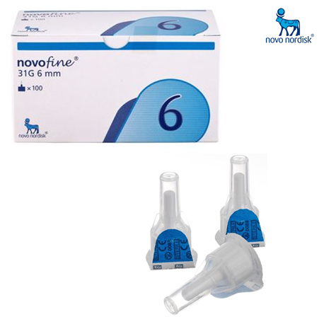NovoFine Pen Needle 32G x 6mm 100