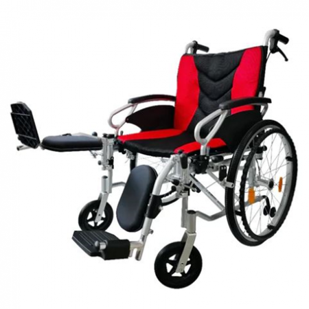 Aplus Lightweight Detachable Wheelchair + Elevating Footrests, Per Unit