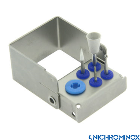 Buy Nichrominox Multi Plug In Bur Holder For 4 Burs And 1 Scaling Tip Online At Best Price Lumiere32 Sg