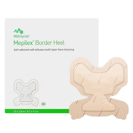 Molnlycke Mepilex Border Heel, 22 X 23cm (1pc/pack, 6pcs/box)