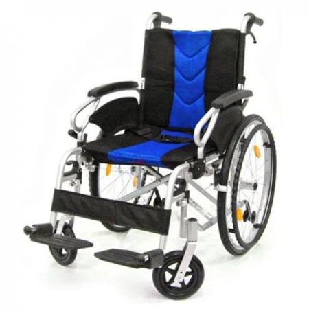 Aplus Lightweight Detachable Wheelchair + Elevating Footrests, Per Unit
