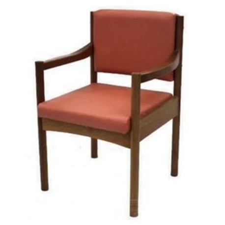 Medpro Utility Low Back Wooden Chair, Per Unit