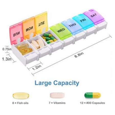 Medpro 7 Days Pill Organizer Storage Box, Per Box