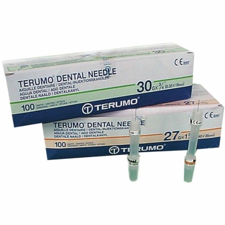 Terumo Disposable Dental needles 27G/30G (100pcs/Box)