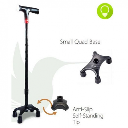 Agegracefully Small CarbonQuad Essential Handle with Manual Alarm #WS44