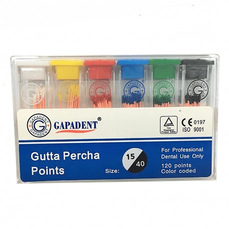 Gutta Percha (GP) Points,120's (#15 - 40 & Assorted Sizes) 