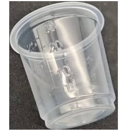 Disposable Plastic Measuring Medicine Cup, 30ml, 5000 pcs/carton