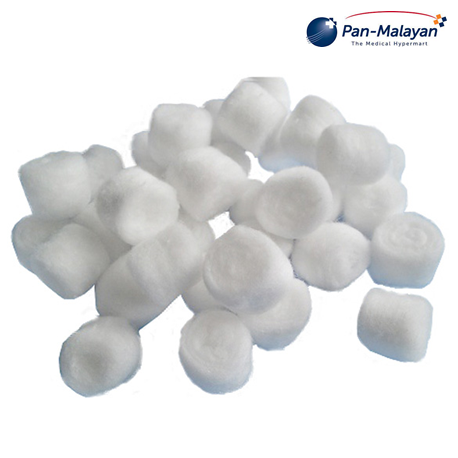 Pan-Malayan Sterile Cotton Balls, 0.5gm, 10pcs/pack