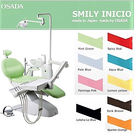 Osada Dental Chair Inicio Model:- S Type with over arm Treatment Table 