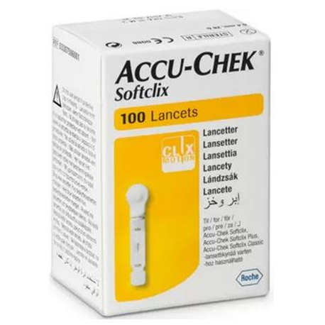 Roche Accu-Chek Softclix, 100Lancets/pack