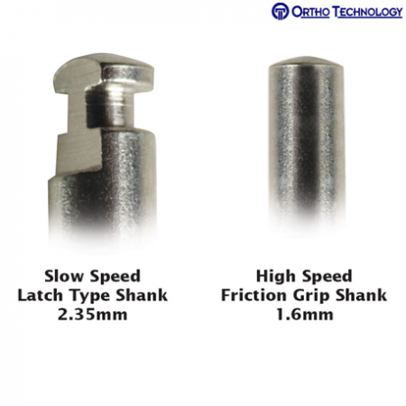 Ortho Technology Debonding Carbide Burs – 12 Fluted – Slow Speed