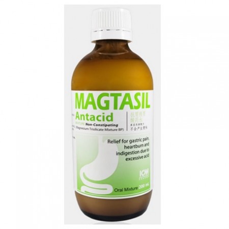 Magtasil Antacid Mixture, Peppermint Flavour, 100mL/Box