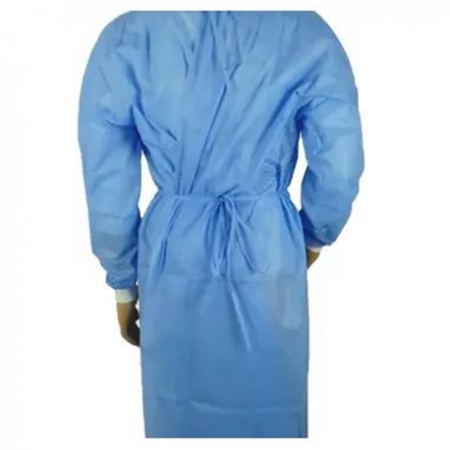 Comfort Plus Disposable SMMS Gown AAMI Level 2, Blue (10pcs/pack)