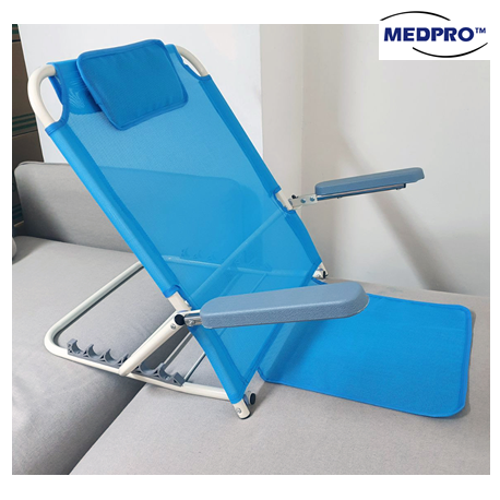 Medpro Foldable Adjustable Backrest with Removable Armrest