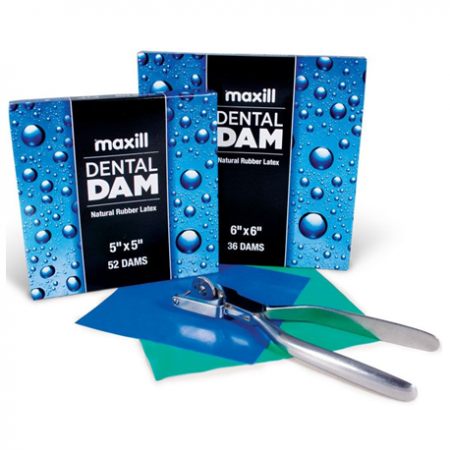 Maxill Dental Dams (Natural Rubber Latex) 36pcs/box