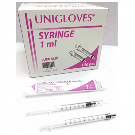 Unigloves Disposable Syringe, Per Carton
