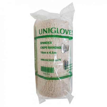 Unigloves Spandex Crepe Bandage, Unbleached White (12rolls/bag)