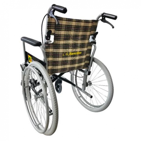 Sanction Detachable Wheelchair Foldback with Assisted Brakes, Per Unit