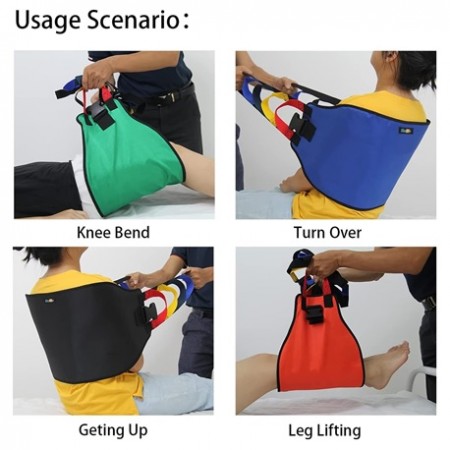 KkaFFe Multi-Handle Transfer Sling Lifting Seniors, Per Piece