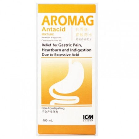 Aromag Antacid Mixture, Cardamom Flavour, 100mL/Box
