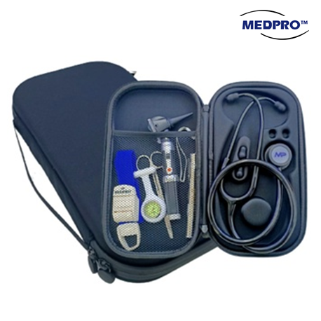 Medpro Classic Stethoscope Case, Black, Per Bag