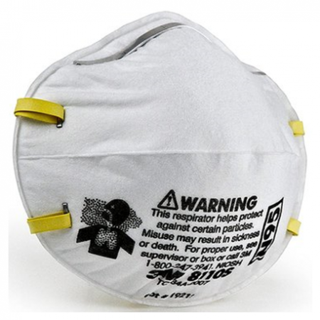 3M 8110s Particulate Respirator N95 Mask, 20pcs/box