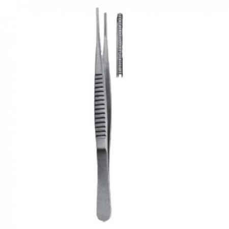 German DeBakey Vascular Forceps, Serrated, Per Unit