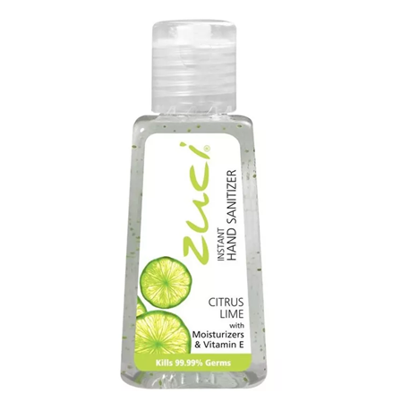 Zuci Hand Sanitizer Citruslime, Ethanol Alcohol 70%, 30ml