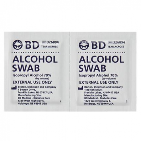 [3 Boxes] BD Alcohol Swabs, 100pcs/box