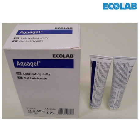 Ecolab Aquagel Sterile Lubricating Jelly, 42gm, 12tubes/box