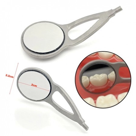 Anti-fog Rhodium Dental Mouth Mirror, 5pcs/pack